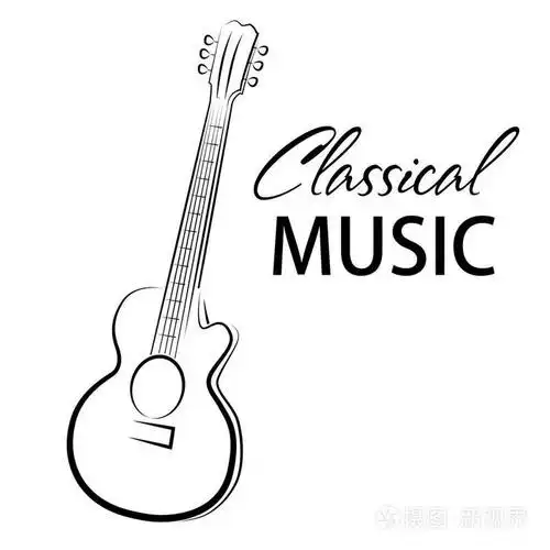 吉他古典音乐音乐会的矢量海报.插画-正版商用图片1s4x09-摄图新视界