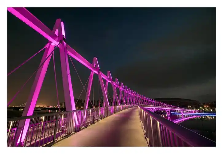 漂亮的皇冠步行景观桥