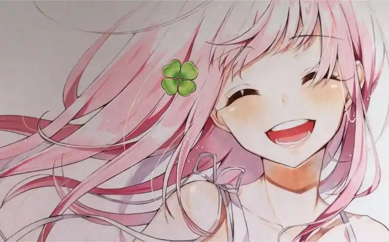 马克笔手绘治愈系少女 看到她的笑容你心情好些没