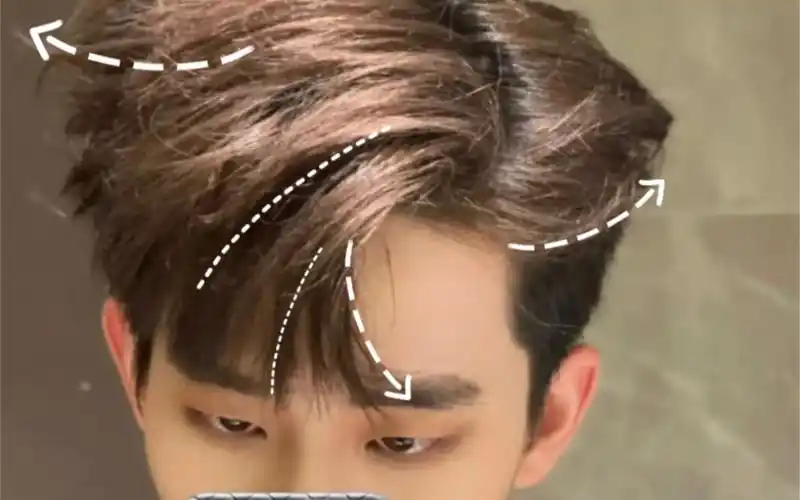 三七半背头教程