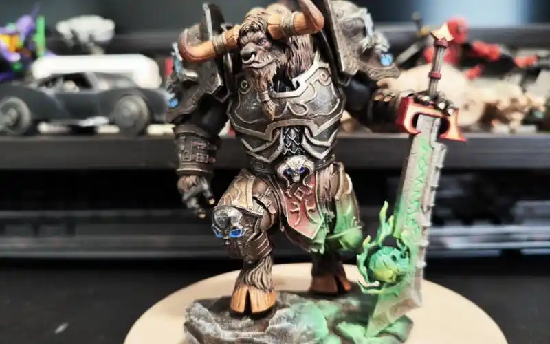 【魔兽世界】t3牛头人战士涂装.对于魔兽的执念,那是我们逝去的青春.