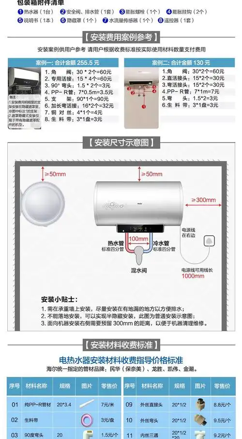 海尔(haier) 60升/80升 聚能速热 断电记忆储水式电热水器 s5(e)系列