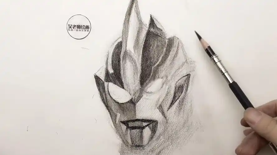 素描奥特曼系列之银河维克特利