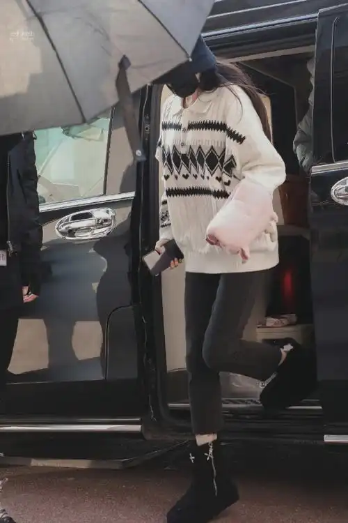 袁冰妍私服##冬日万能穿搭公式