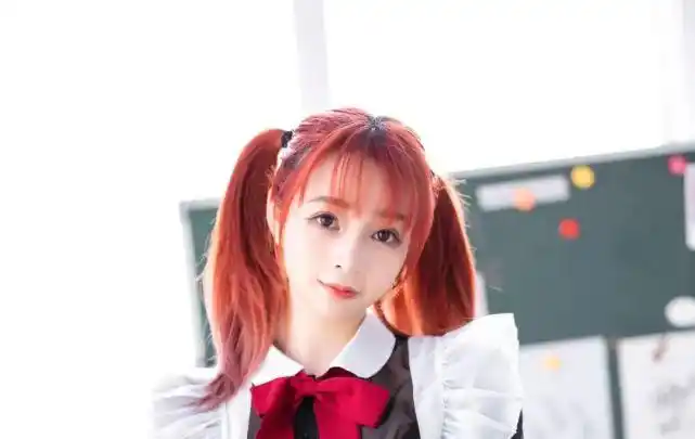 叉子宝宝——双马尾女仆cos