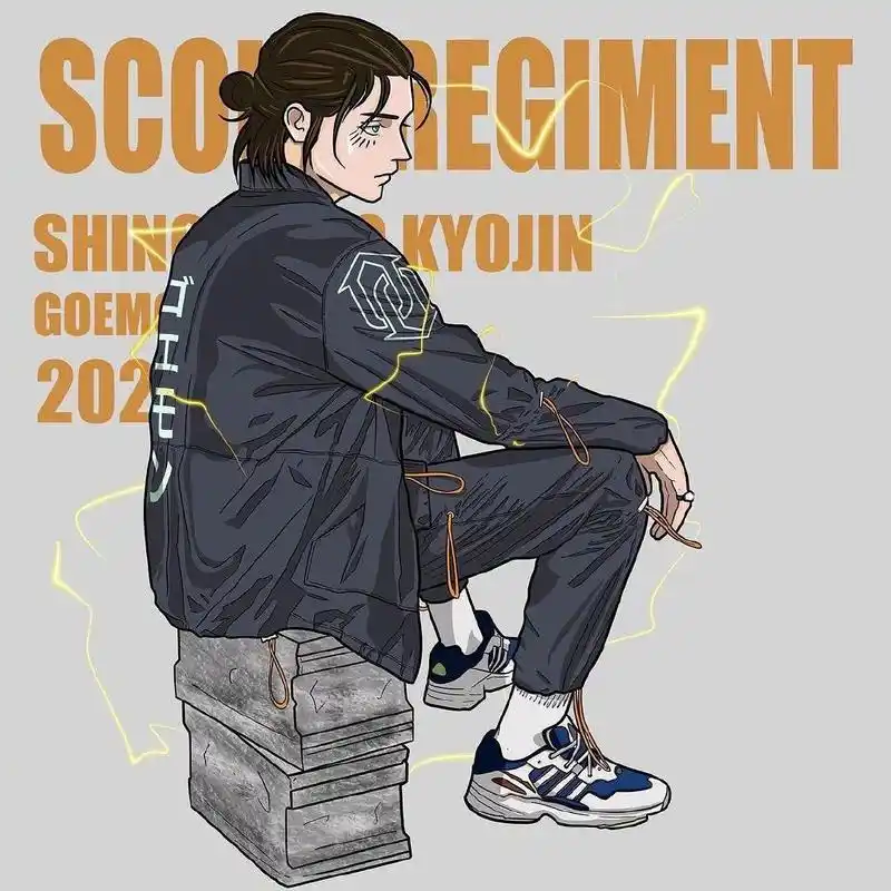 进击的巨人全员现代装,阿尔敏认不出,艾伦三笠配一脸