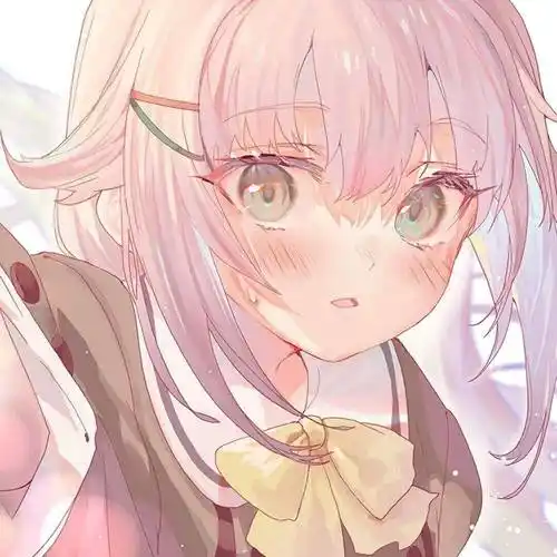 动漫女生头像好看到爆炸的粉毛头像