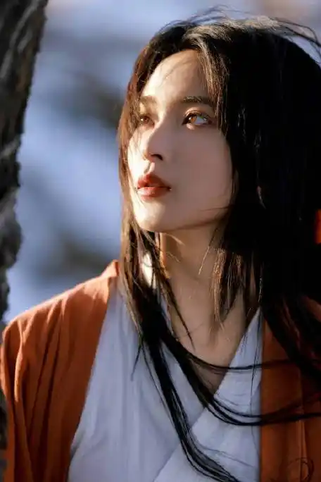 孙安可雪地赤狐妆##孙安可红衣古风造型