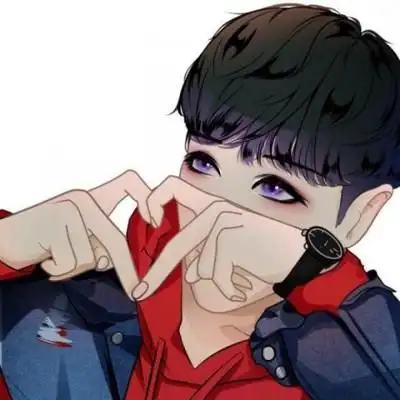 快手最火情侣动漫两张头像,卡通头像图片-回车桌面