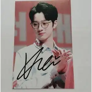 适用于赖冠霖签名照 赖冠霖亲笔签名保真无印刷 赖冠霖周边