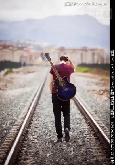 人背影背景唯美