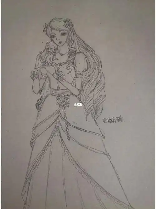 求流量  #叶罗丽精灵梦  #手绘  #灵公主感觉画的有点抽搐哈哈哈哈