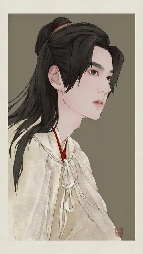 王一博 动漫 绘画版 帅气小啵