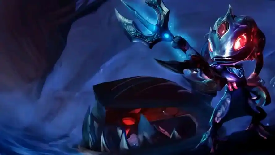 英雄联盟角色变身皮肤—小鱼人虚空海灵