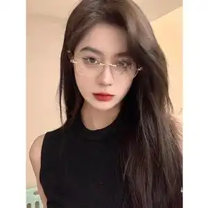 眼镜框无镜片女