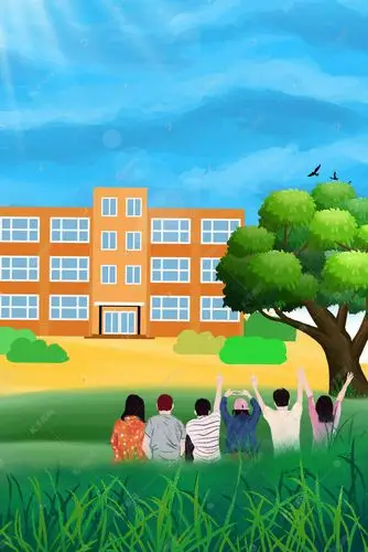 毕业季学校草地梦想海报背景图片免费下载-千库网