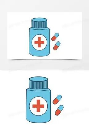 卡通药丸图片素材