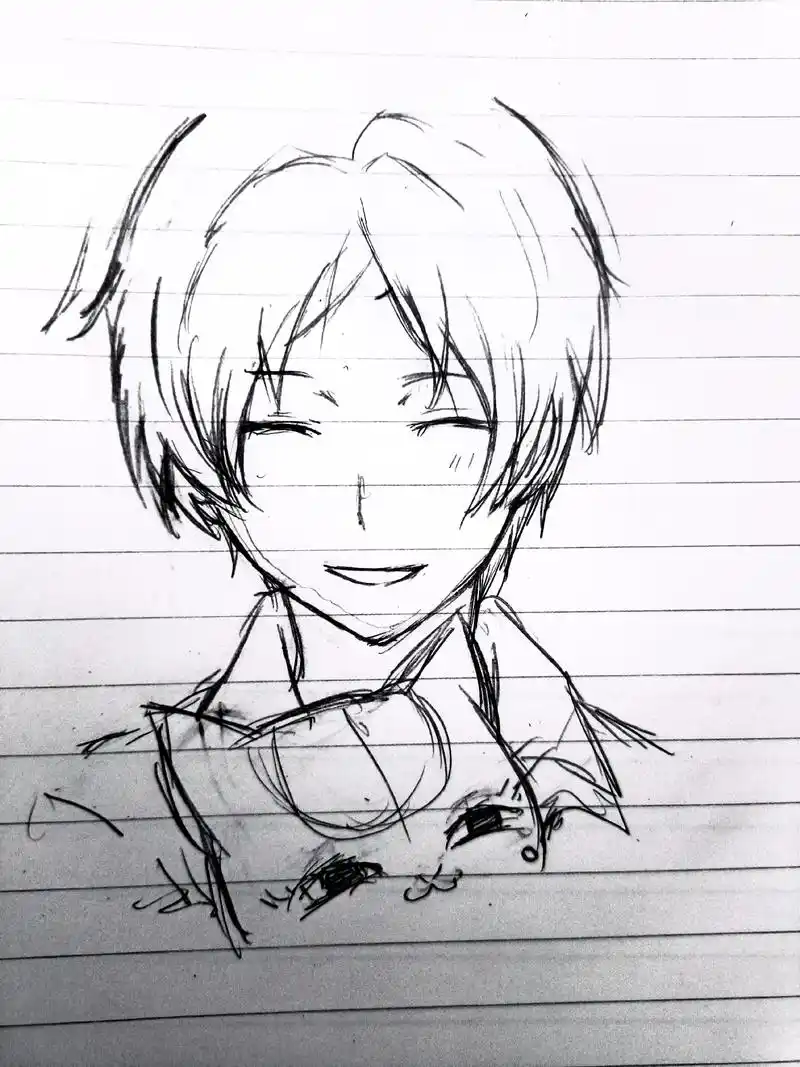 临摹 #手绘 #夏目友人帐 夏目好温柔:p - 抖音