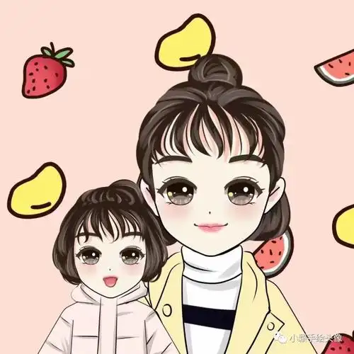 送给妈妈的特别礼物超有爱的母子头像设计喜欢吗