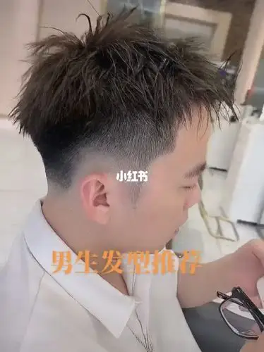 玉林潮男发型设计#潮男毛刺头_潮男_发型_设计_尚艺风格美容美发
