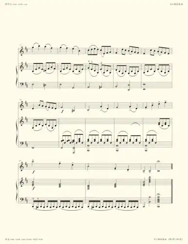 钢琴谱 - b小调协奏曲(第一乐章)