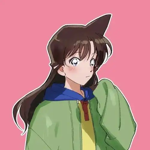 闺蜜头像 小兰&荷叶 《名侦探柯南》