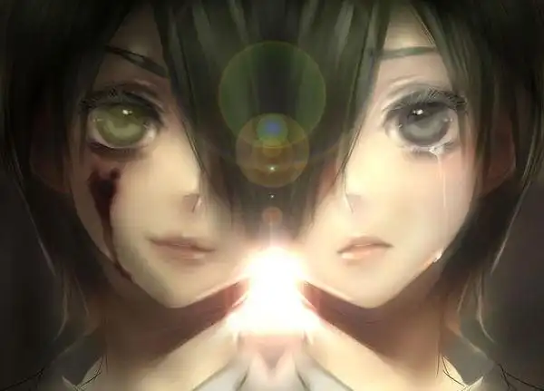 求一张半天使半恶魔的双子座图片