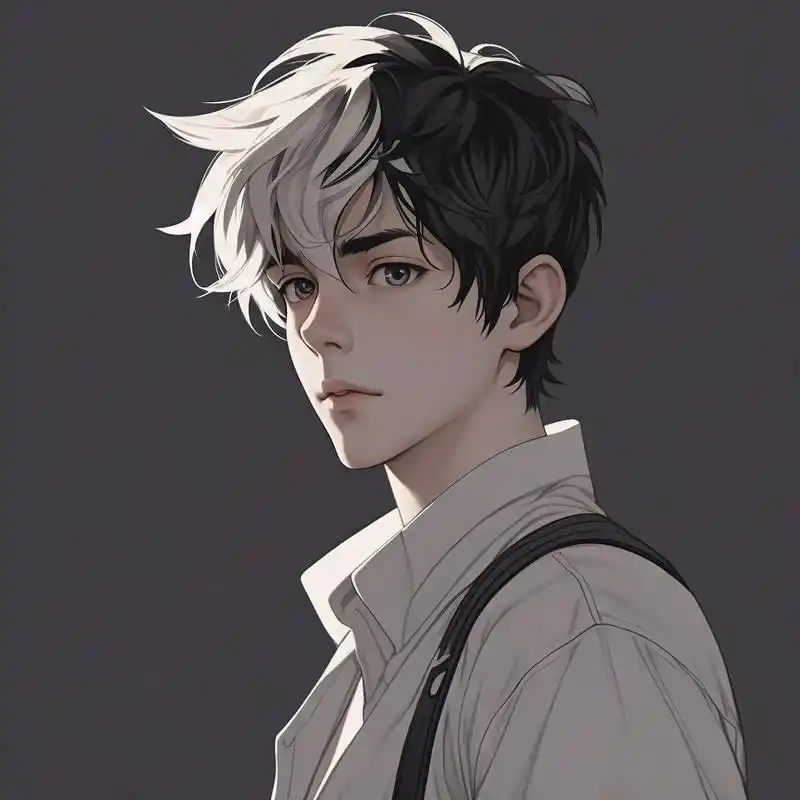 97漫画风帅哥头像,霸气冷酷99