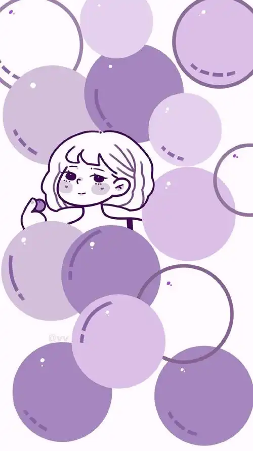 壁纸|甜美女生 手绘美图 少女心壁纸 可爱