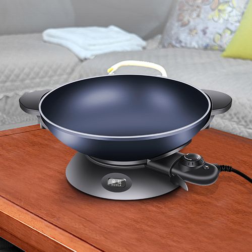 电炒锅电用家用多功能电热锅煎电炒菜煮饭蒸炖一体式电锅不粘锅