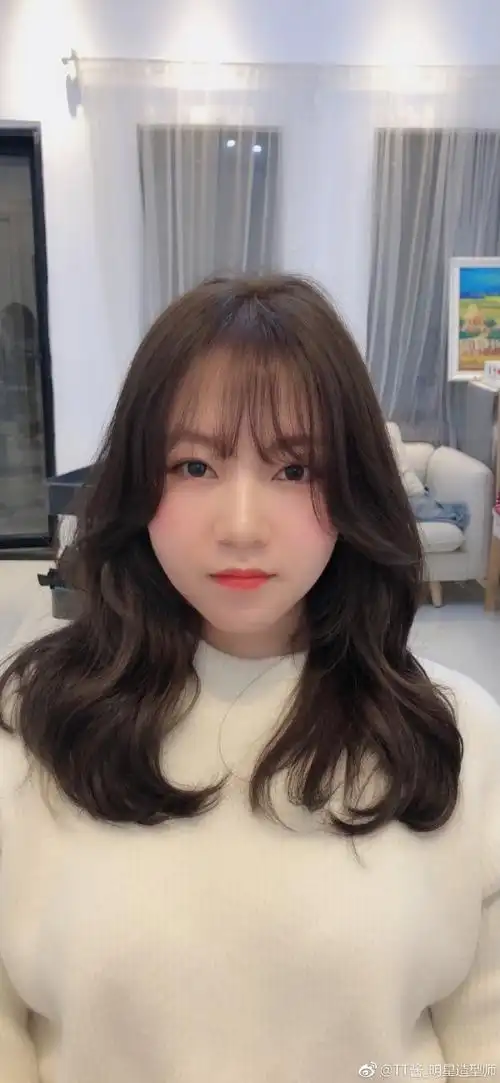 韩式空气八字刘海