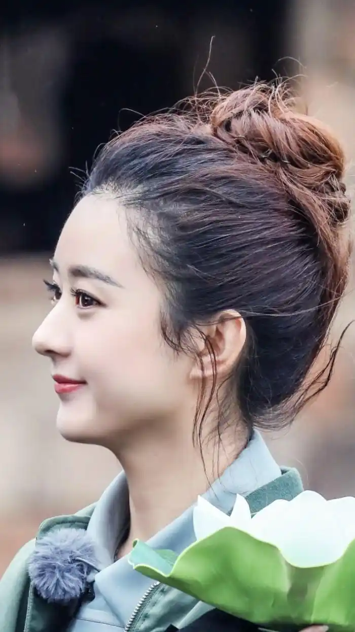 十大美女明星侧脸,迪丽热巴是不是侧颜杀!