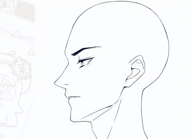 动漫人物侧脸画法技巧!