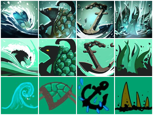 dota2早期技能图标 见识下v社美工的玩梗水平