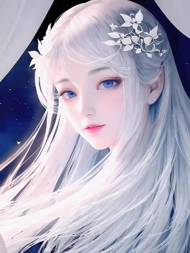 白发系古风头像