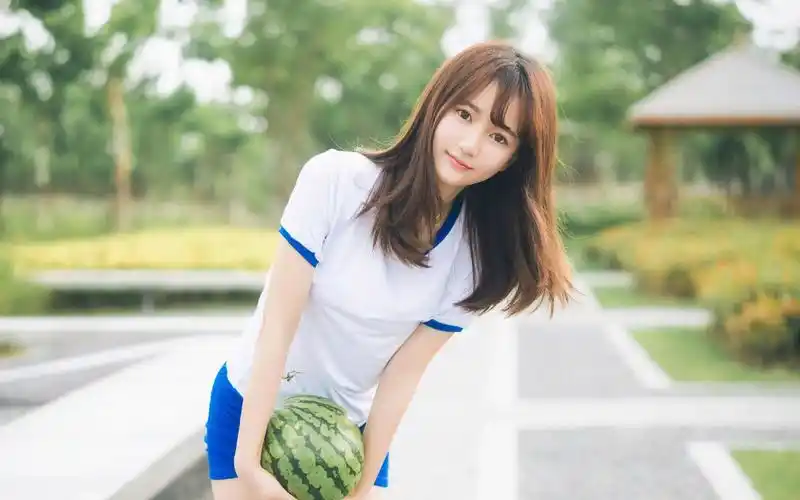 美女壁纸,清纯美女,唯美,小清新,高清,写真,运动服,可爱少女,壁纸