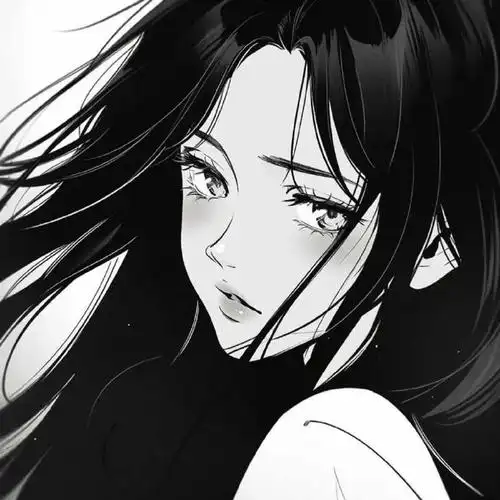 动漫头像|#帅气女生头像#超酷的黑白女头像,自由洒脱,勇敢做自己吧#二