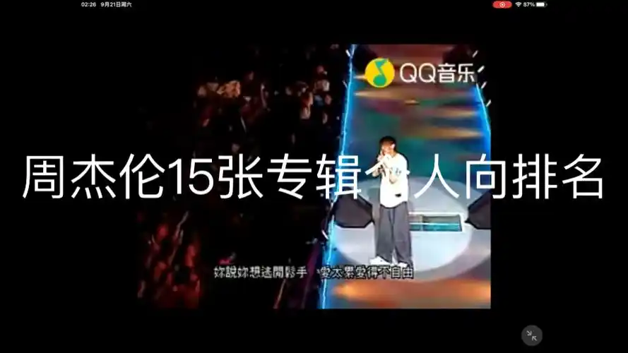 周杰伦15张专辑个人向排名