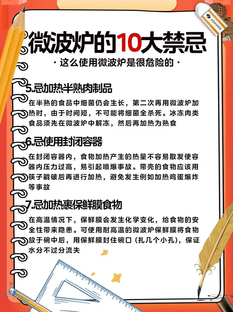 微波炉 使用的注意事项#干货分享 #生活 - 抖音