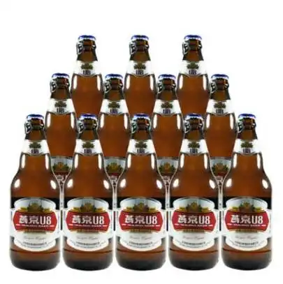 燕京啤酒 8度u8优爽小度特酿啤酒500ml(12瓶装)