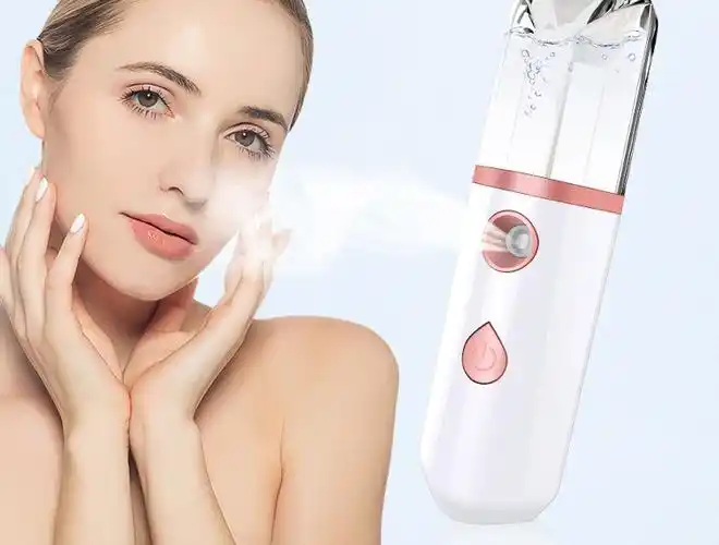 厂家批发新款便携式喷雾补水仪 手持纳米喷雾补水仪 美容仪器家用