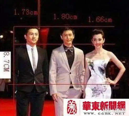 人红是非多,近日黄晓明身高遭到网友质疑