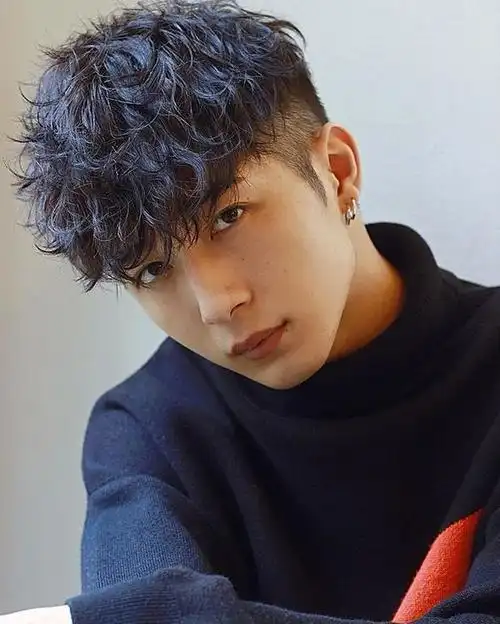 头发粗硬男士,发型这样剪就对了,帅气时尚真精神|脸型|烫发|纹理烫