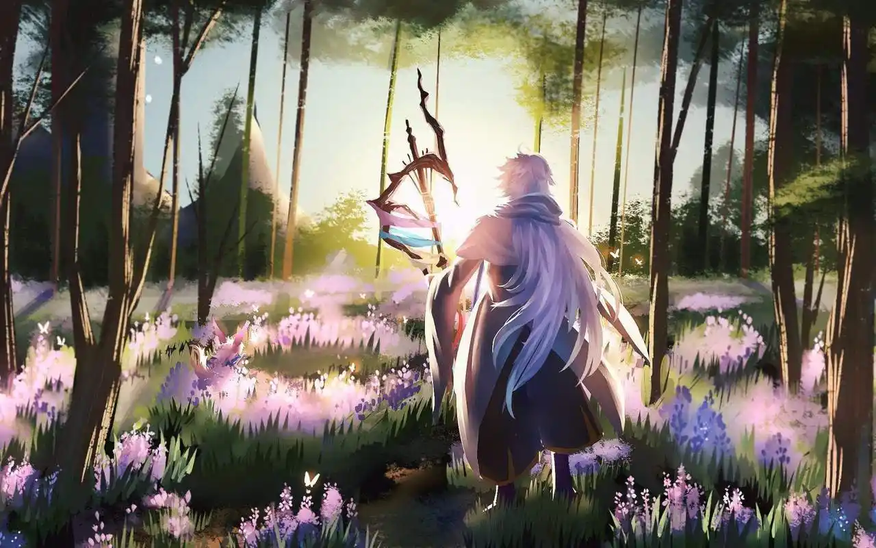 fgo美图壁纸——花之魔术师 梅林