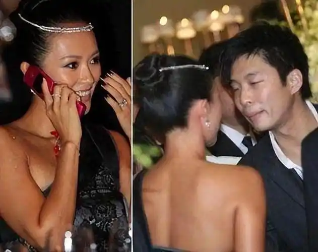 看了章子怡前男友的近照才知道最美港姐朱玲玲的基因有多强大