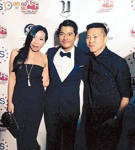 mc jin夫妇与郭富城合照.