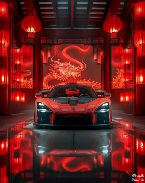 龙腾四海,迈凯伦龙年壁纸,全是中国元素!_车家号_发现车生活_汽车之家