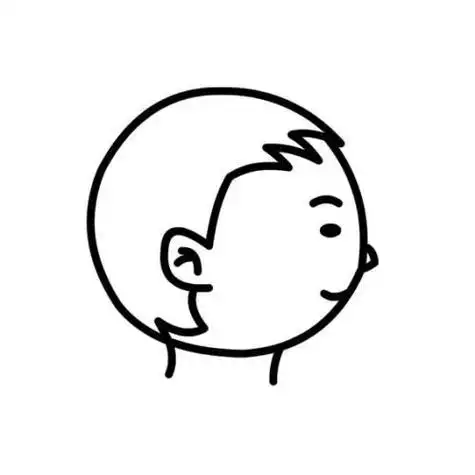 男生侧脸头像简笔画图片小男孩-简笔画图片-儿童资源网手机版侧面人