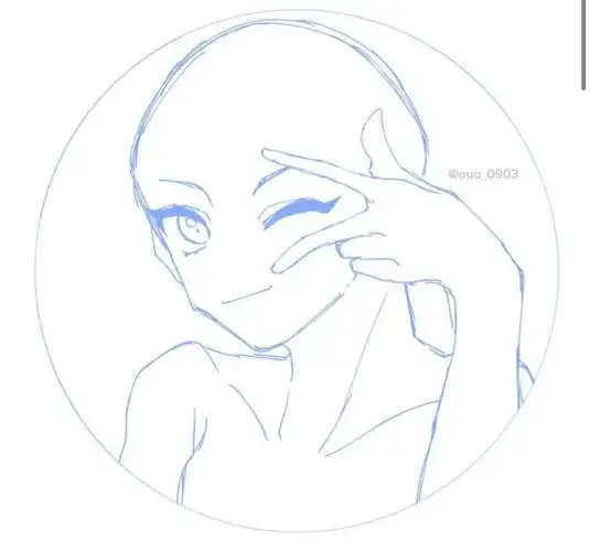绘画参考#小伙伴需要的二次元女生头像圆框… - 半次元 - acg爱好者
