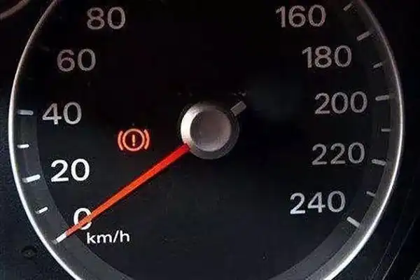 刹车油不足警示灯图标